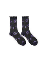 Socks / JNBY Floral Edge Mid-Calf Socks