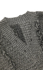 Sweater / JNBY Linen-Blend Relaxed Knit Vest