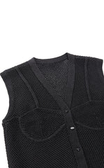 Vest / JNBY Washi Paper Blend Knit Vest