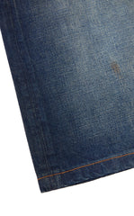 Pants / JNBY Washed Cropped Wide-Leg Denim Pants