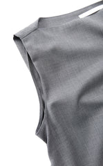 Dress / JNBY Wool Silk Draped Sleeveless Dress