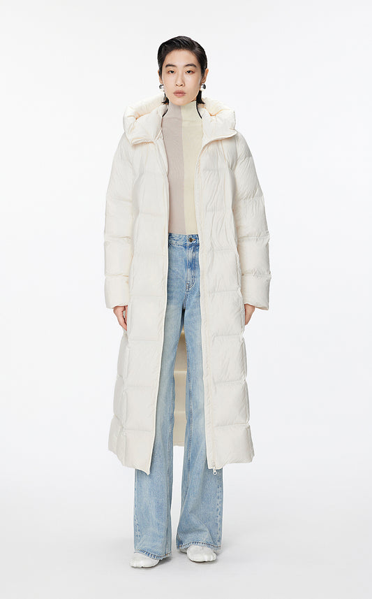 Coat / JNBY Imported Duck Down Boxy Stitching Puffer
