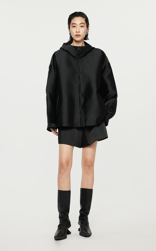 Coat/JNBY Oversize Overlength Zipper Cardigan Coat