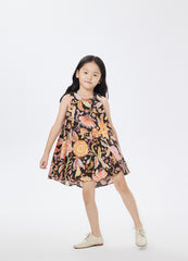 Dress / jnby by JNBY Full Floral Print A-Line Sleeveless Dress