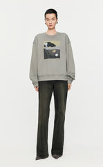 Sweatshirt / JNBY Loose Fitting Micro Elastic sweatshirt