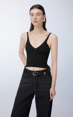 Vest/JNBY V-necked Slim Fit Knit Vest