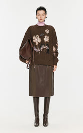 Sweater / JNBY Floral-pattern Oversize Jumper