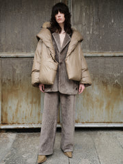 Coat / JNBY Nylon Hooded Down Coat