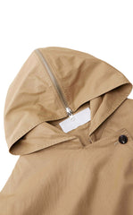 (Samuel&LESS) Coat / LESS Oversized Cotton Short Trench Coat