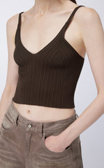 Vest/JNBY V-necked Slim Fit Knit Vest