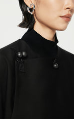 Jacket / JNBY Oversized Woven Wool-Silk Jacket