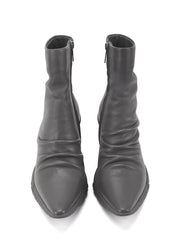 Shoes / JNBY Wool Leather Ankle Boots