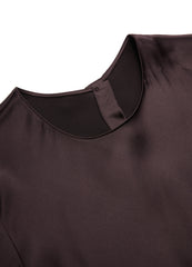 Dresses/JNBY Satin Tea-length Sleeveless Dress