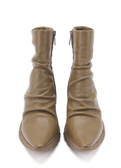 Shoes / JNBY Wool Leather Ankle Boots