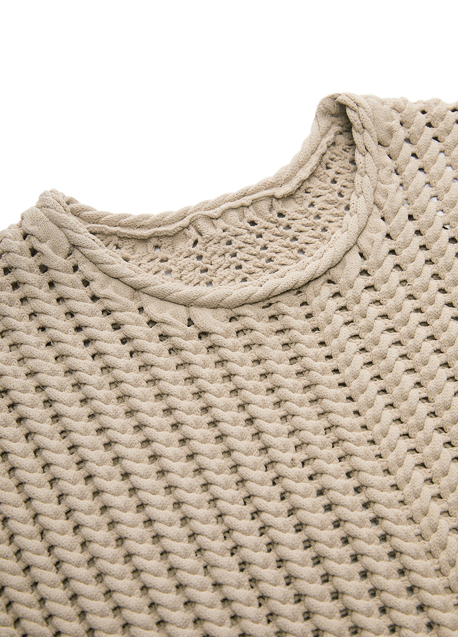 Vest / JNBY Knitted Crew-neck Vest£¨Spring 24£©
