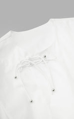 Dress / JNBY Oversized Dress with Chinese Button Closure