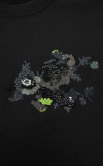 T-Shirt / JNBY Beaded Floral Cotton Tee