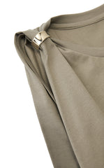 Dress / JNBY Twisted Cotton Sleeveless Dress