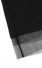 Dress / JNBY Eco A-Line Acetate Mesh Short Sleeve Dress