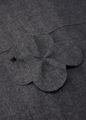 Coat / JNBY Oversize 3D-Flower Wool Coat