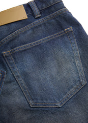 Skirt/JNBY Denim Asymmetric Waist Skirt(100% cotton)