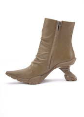 Shoes / JNBY Wool Leather Ankle Boots