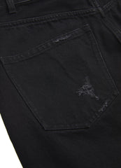 Skirt¡JNBY Irregular Hem Denim Cotton Ripped Skirt