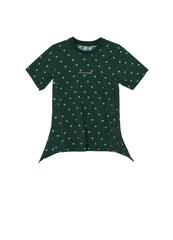 T-Shirt / jnby by JNBY Full Print Layered Back Short Sleeve T-Shirt