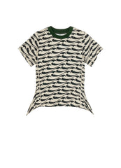 T-Shirt / jnby by JNBY Full Print Layered Back Short Sleeve T-Shirt