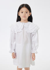 Dresses / jnby by JNBY Long-Sleeved Falbala Dress (Cotton 100%)