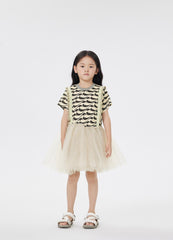 Dresses / jnby by JNBY Printing Patched Short Sleeve Dress