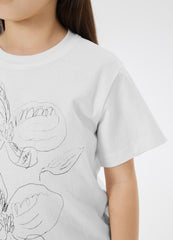 T-Shirt / jnby by JNBY Flower Printing Short Sleeve T-Shirt