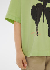 T-Shirt / jnby by JNBY Floral Print Crewneck Short Sleeve T-Shirt