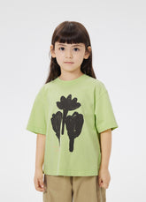 T-Shirt / jnby by JNBY Floral Print Crewneck Short Sleeve T-Shirt