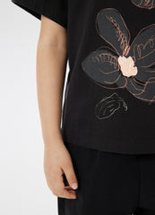 T-Shirt / jnby by JNBY Flower Printing Short Sleeve T-Shirt