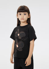 T-Shirt / jnby by JNBY Flower Printing Short Sleeve T-Shirt