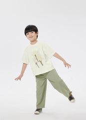 T-Shirt / jnby by JNBY Floral Print Crewneck Short Sleeve T-Shirt