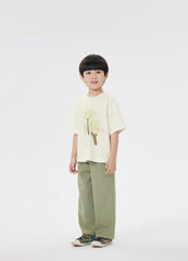 T-Shirt / jnby by JNBY Floral Print Crewneck Short Sleeve T-Shirt