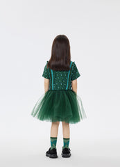 Dresses / jnby by JNBY Printing Patched Short Sleeve Dress