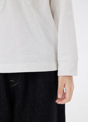 T-Shirt / jnby by JNBY Long Sleeve Embroidery Badge T-Shirt