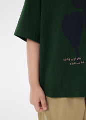 T-Shirt / jnby by JNBY Floral Print Crewneck Short Sleeve T-Shirt