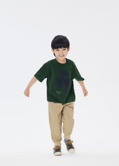 T-Shirt / jnby by JNBY Floral Print Crewneck Short Sleeve T-Shirt