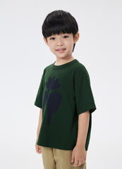 T-Shirt / jnby by JNBY Floral Print Crewneck Short Sleeve T-Shirt