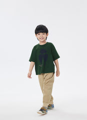 T-Shirt / jnby by JNBY Floral Print Crewneck Short Sleeve T-Shirt