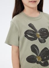T-Shirt / jnby by JNBY Flower Printing Short Sleeve T-Shirt