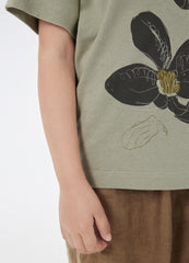 T-Shirt / jnby by JNBY Flower Printing Short Sleeve T-Shirt