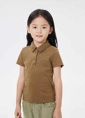 T-Shirt / jnby by JNBY Solid Short Sleeve Polo T-Shirt