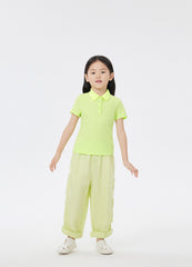 T-Shirt / jnby by JNBY Solid Short Sleeve Polo T-Shirt