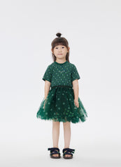 T-Shirt / jnby by JNBY Full Print Layered Back Short Sleeve T-Shirt