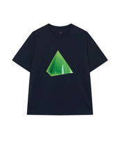 T-Shirt / JNBY Loose Fit Pyramid Print Short Sleeve T-Shirt